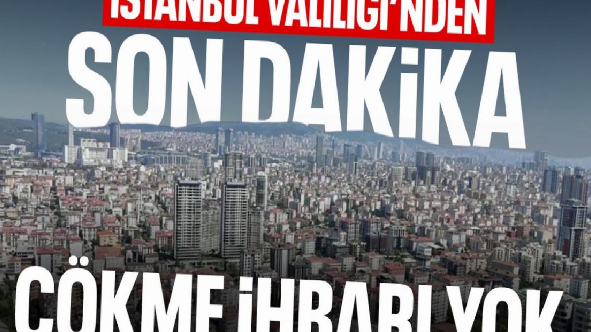 Ali Yerlikaya: İstanbul’da çöken bina ihbarı yok