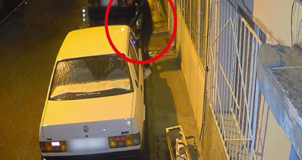 Aracın ses sistemini çaldı, evinde yakalandı