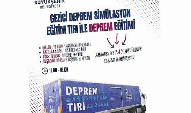 Aydın Büyükşehir Belediyesi’nden Deprem Simülatörü