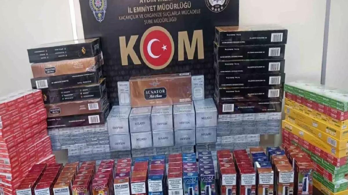 Aydın’da Kaçak Sigara Operasyonu