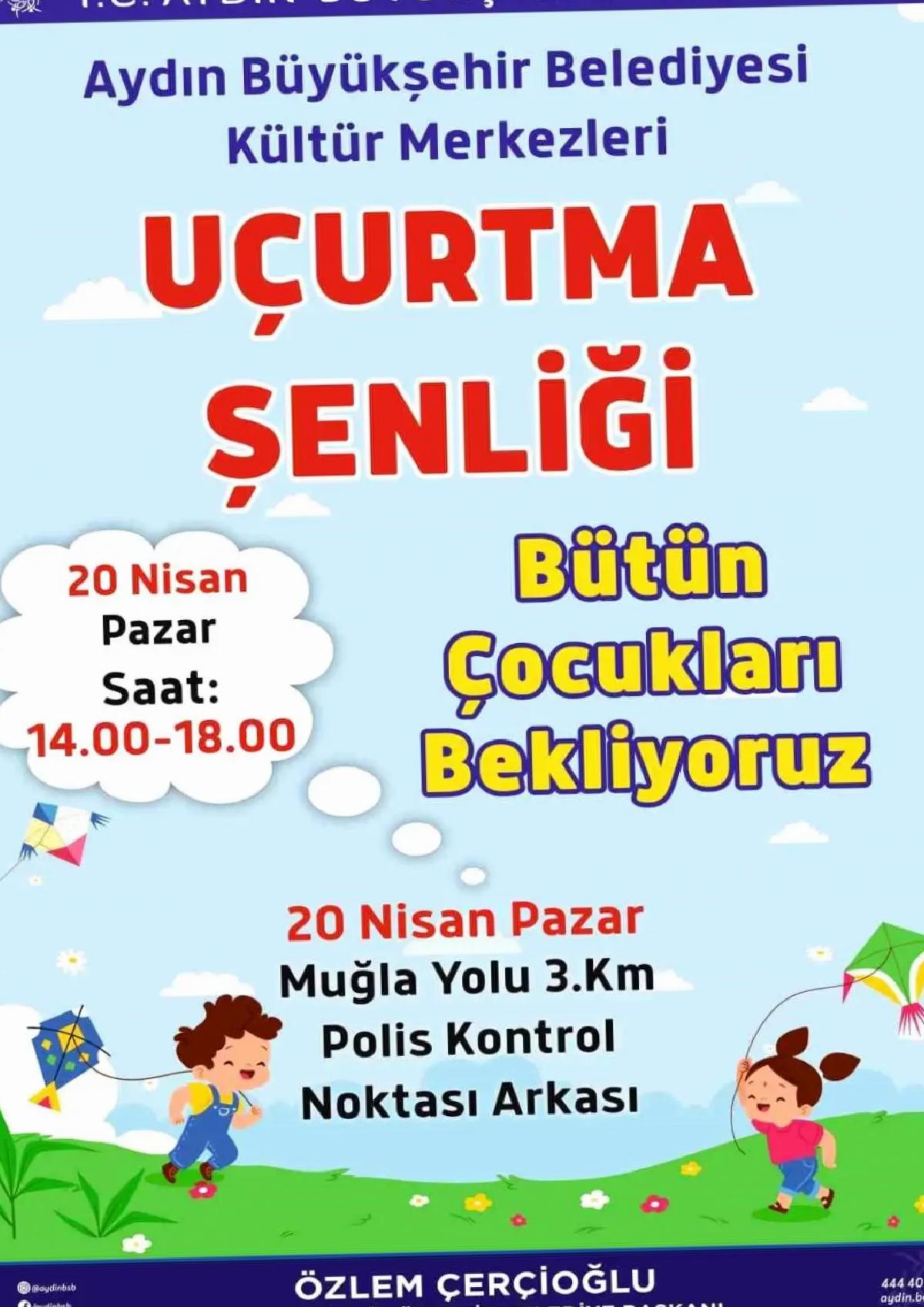 Aydın’da Uçurtma Şenliği Coşkusu