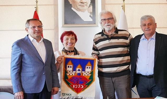 Ayvalık Belediyesi’ne Sjenica Belediye Başkanı Munib Mujagic’ten Kardeş Şehir Daveti