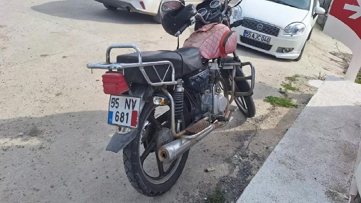 Bafra’da Motosiklet Kazası