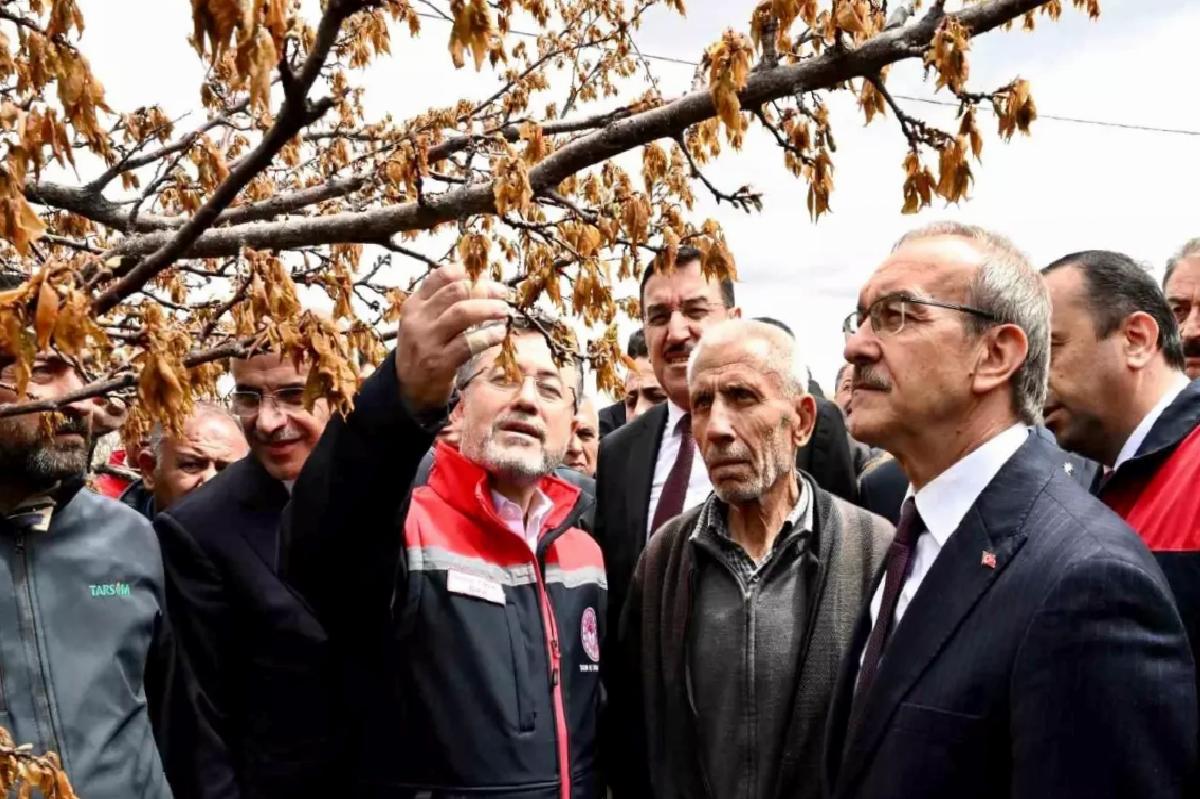 Bakan Yumaklı: “Don zararı görülen bölgelerde tüm üreticilere destek sağlanacak”