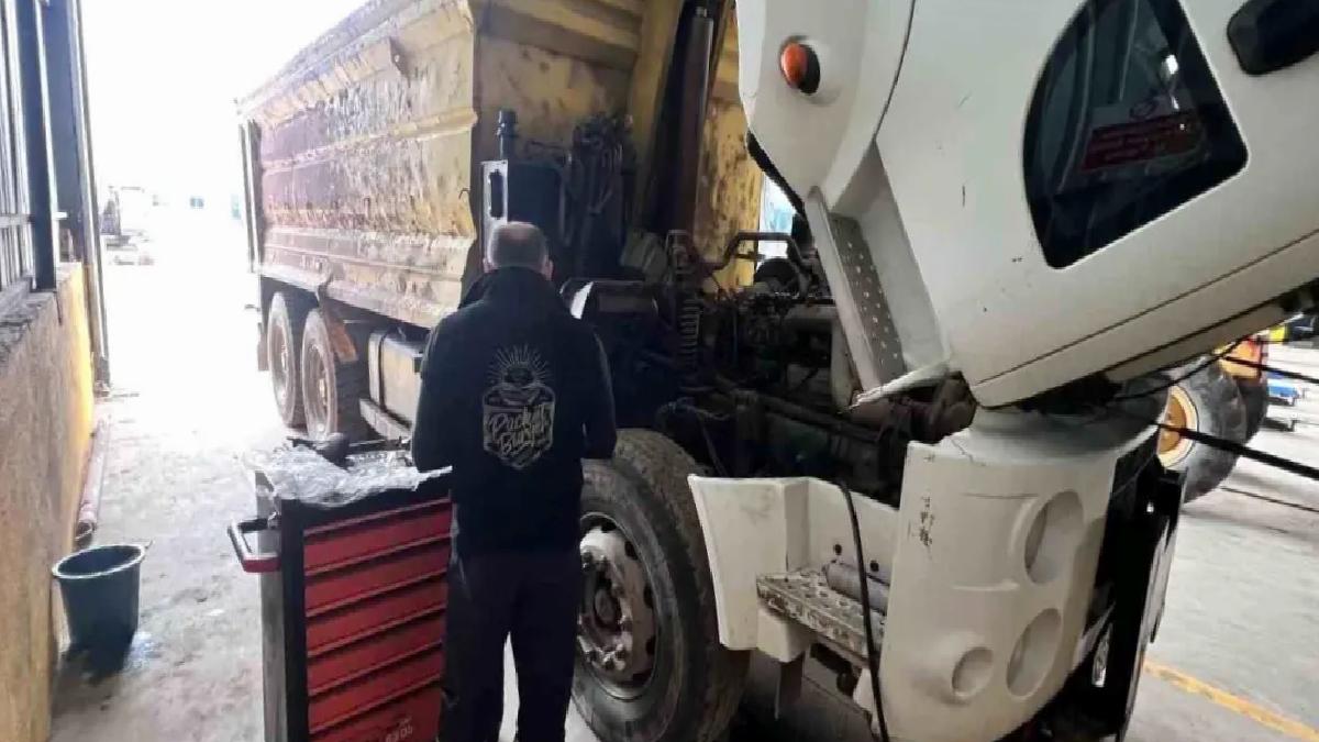 Başiskele Belediyesi, Araç Bakım ve Onarımlarını Kendi İmkanlarıyla Yapıyor