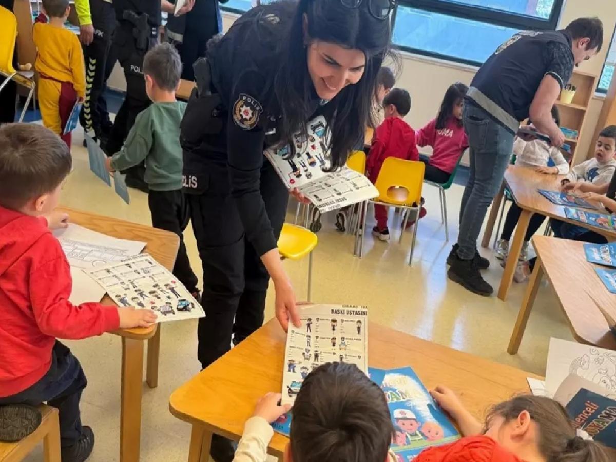 Belen’de Ana Sınıfı Öğrencilerine Trafik Eğitimi