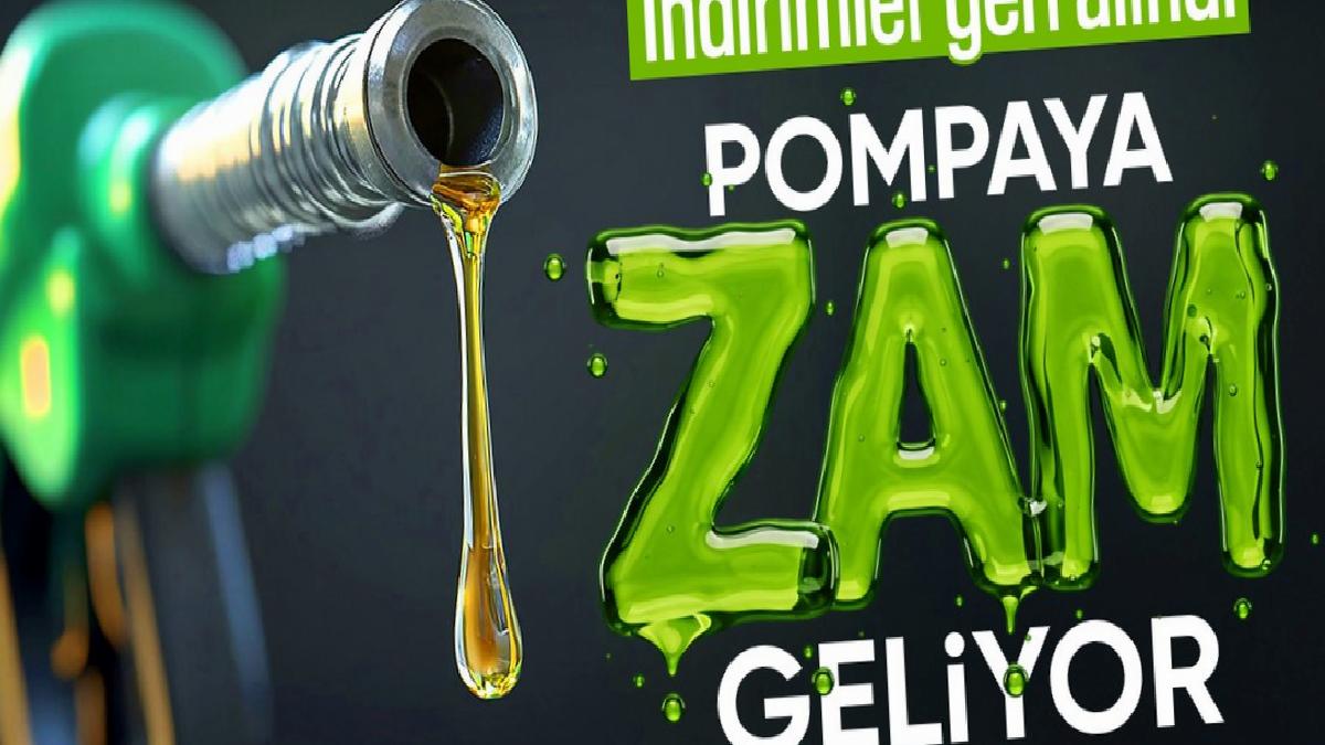 Benzine zam geliyor