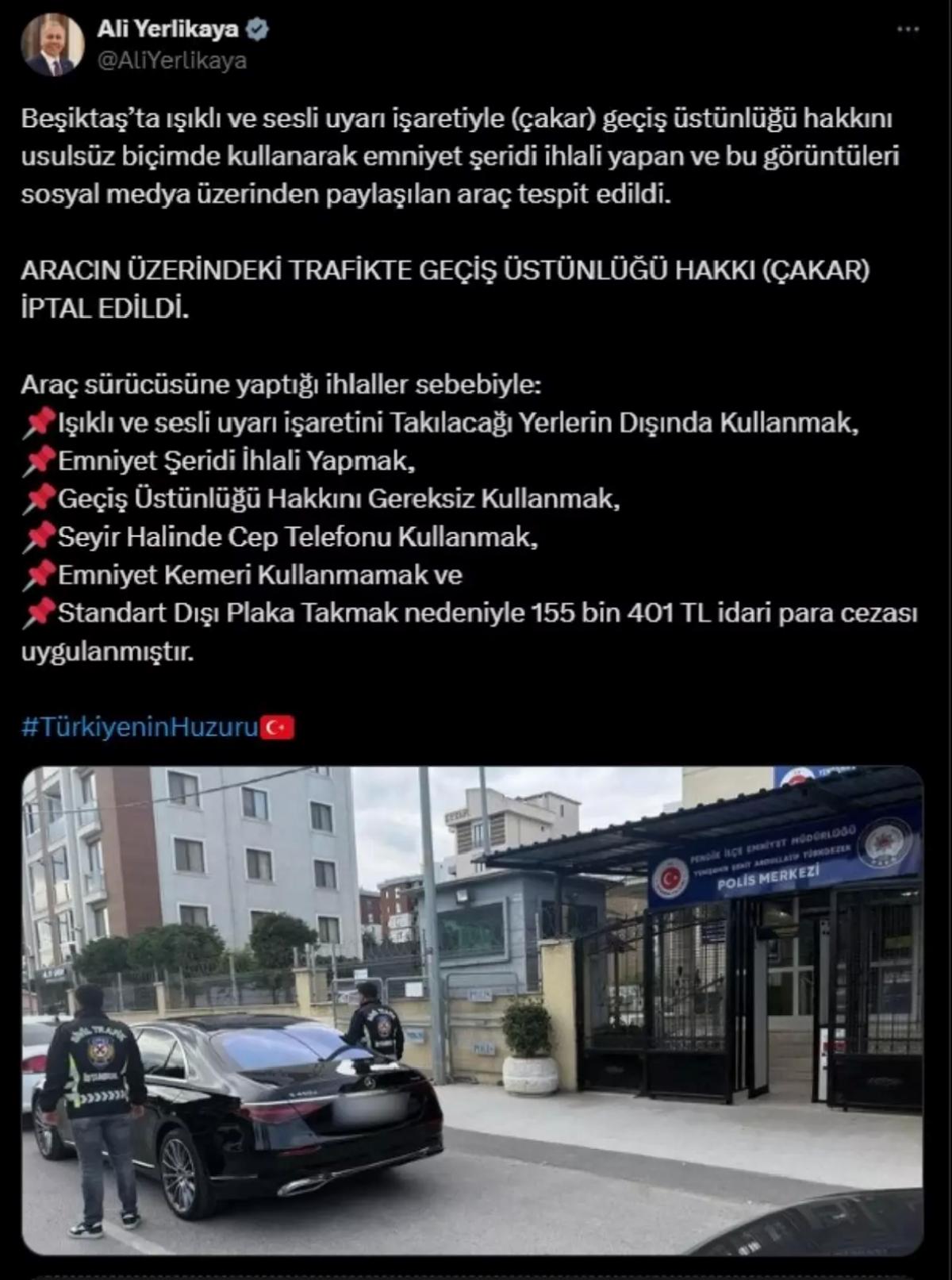 Beşiktaş’ta Çakar Hakkı İhlali