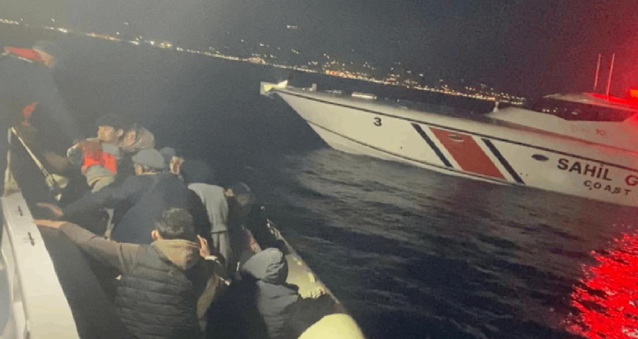 Bodrum açıklarında göçmen operasyonu