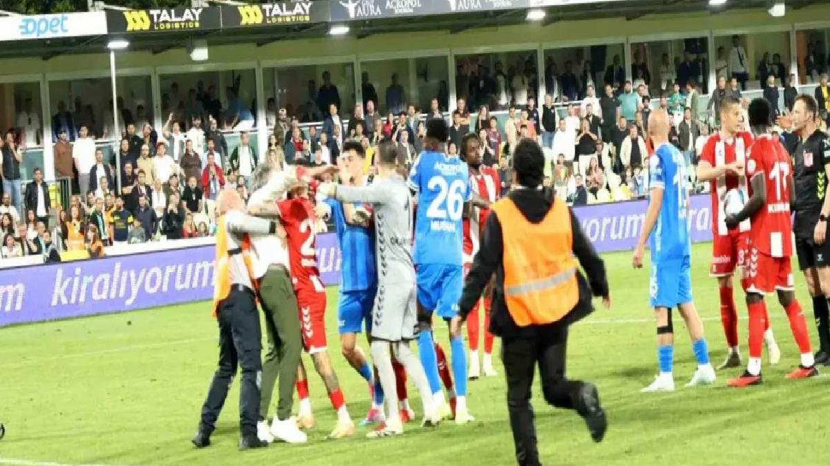 Bodrum FK-Samsunspor Maçında Olaylar Çıktı