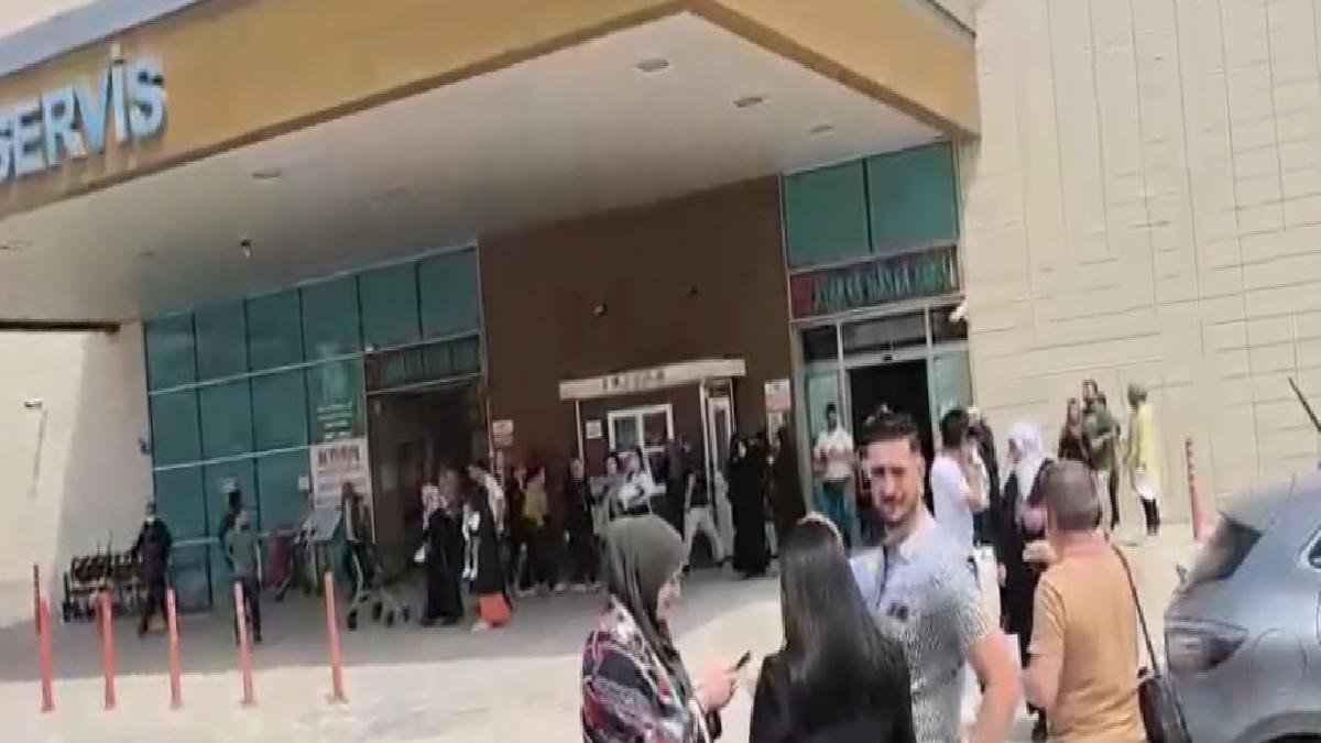 Bursa’da hastanede deprem paniği