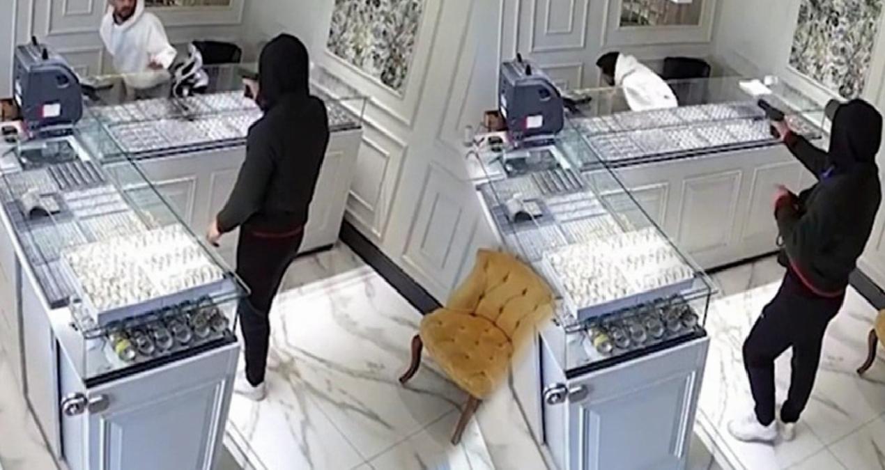 Bursa’da kuyumcuya silahlı soygun