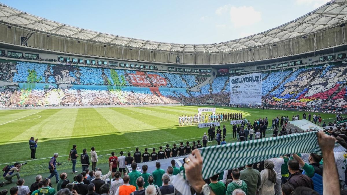 Bursaspor’un maçını 45 bin 170 kişi izledi