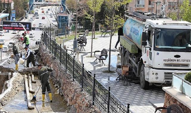 Büyük Keçiören Şelalesi’nde temizlik