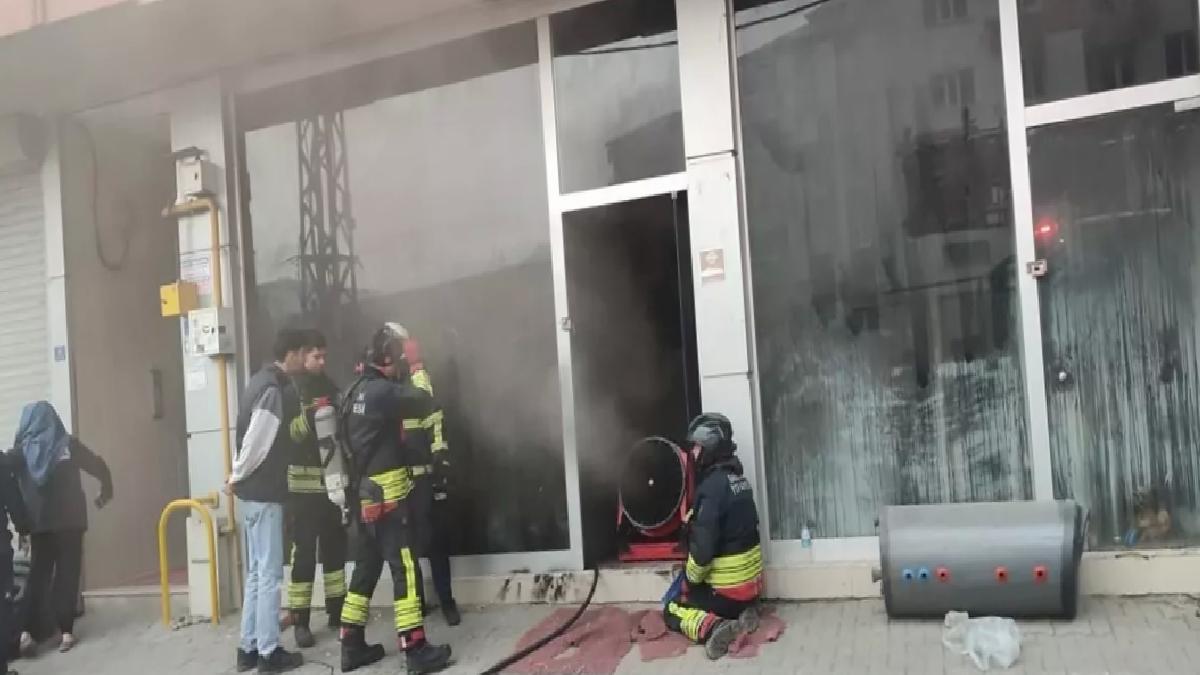 Çarşamba’da Depo Yangını