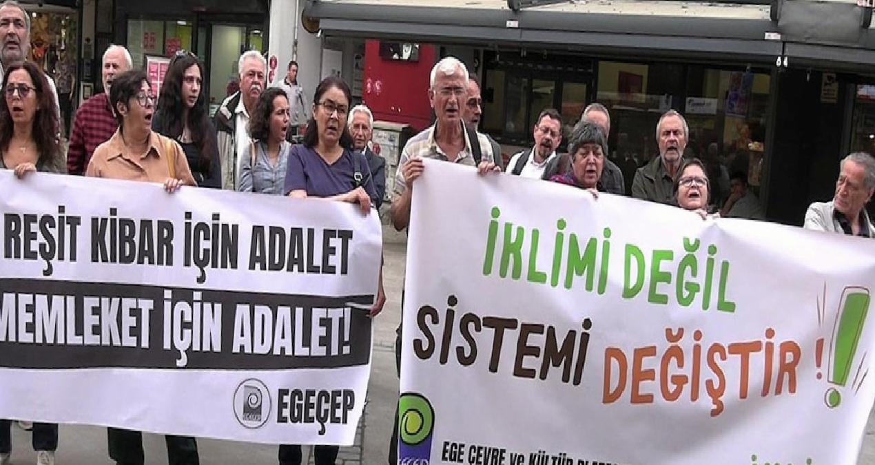 Çevre gönüllüleri Reşit Kibar için İzmir’den ses yükseltti