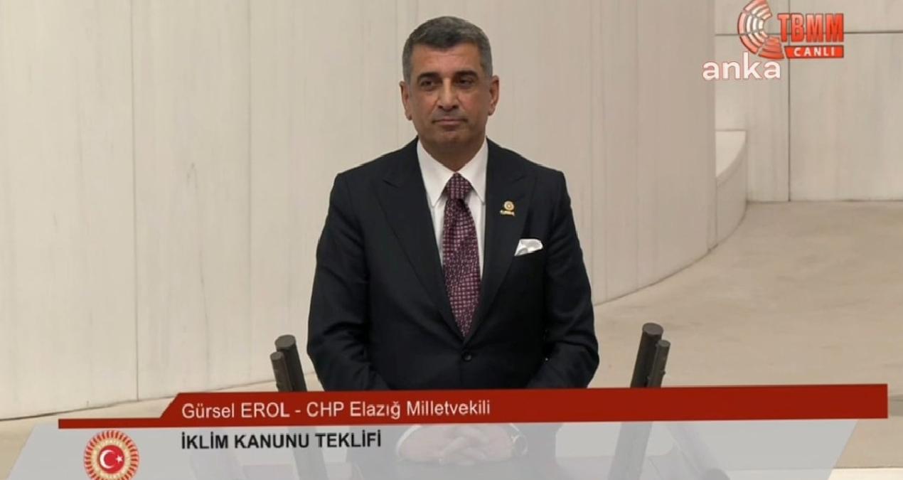 CHP’li Gürsel Erol Meclis kürsüsünde konuşmadan durdu