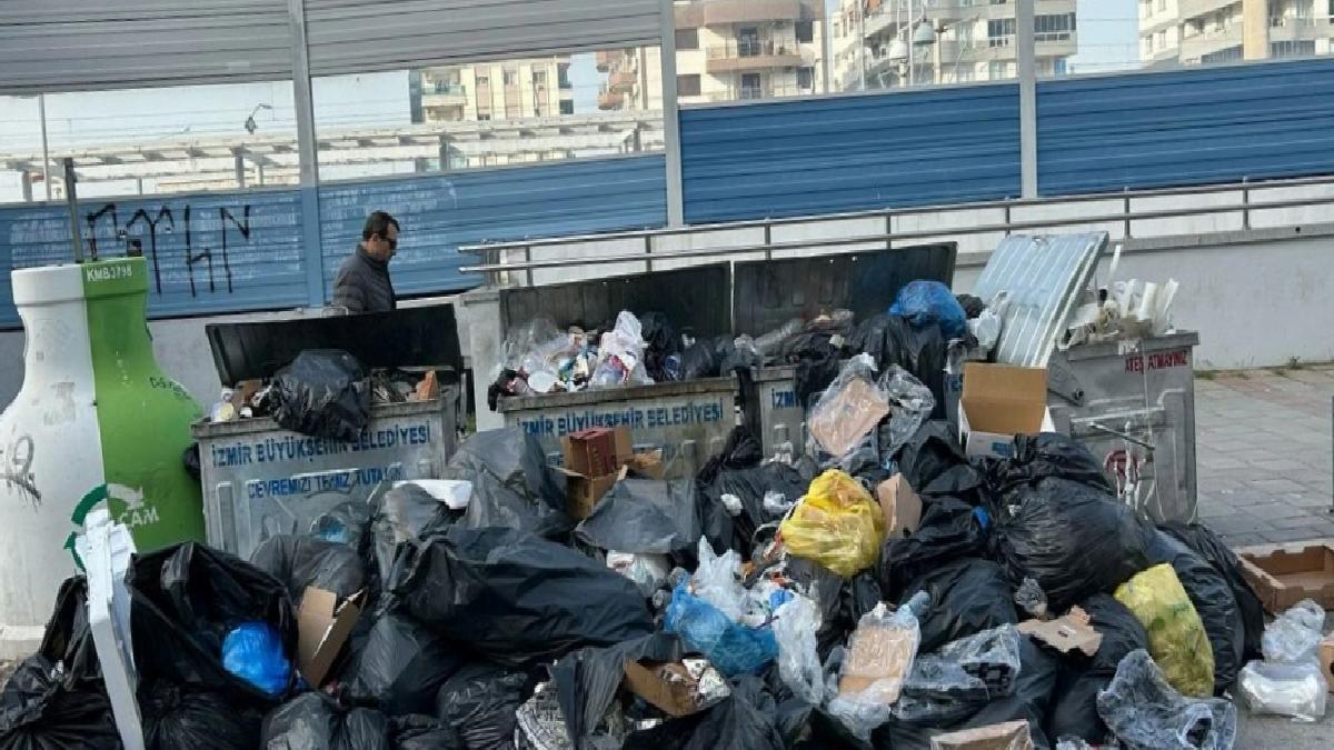 Çiğli’de belediyesi işçilerinin grevi ikinci gününde