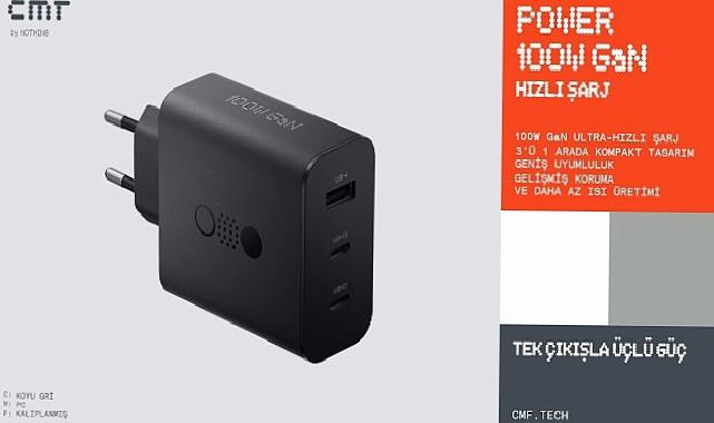 CMF’den GaN teknolojisiyle donatılmış iki yeni nesil hızlı şarj adaptörü