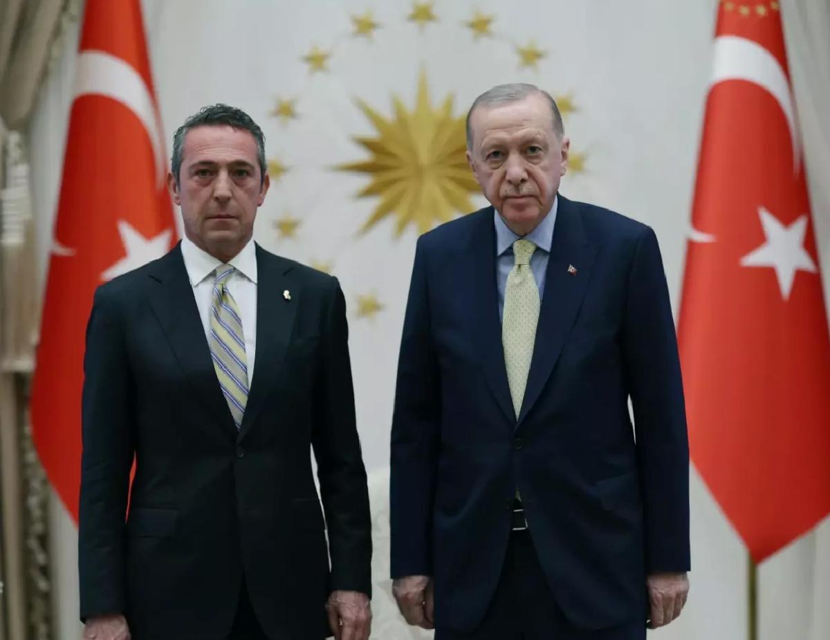 Cumhurbaşkanı Erdoğan, Fenerbahçe Başkanı Ali Koç’u kabul etti