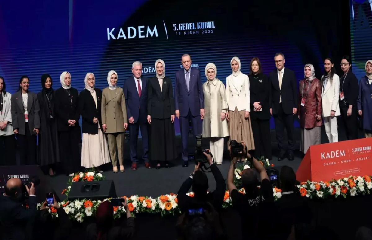 Cumhurbaşkanı Erdoğan KADEM 5’inci Olağan Genel Kurul Toplantısına katıldı- 1