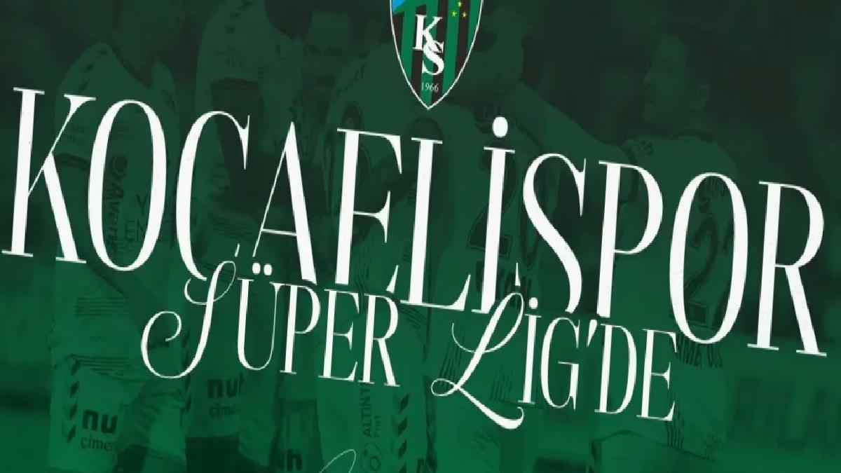 Cumhurbaşkanı Erdoğan, Kocaelispor’u Tebrik Etti