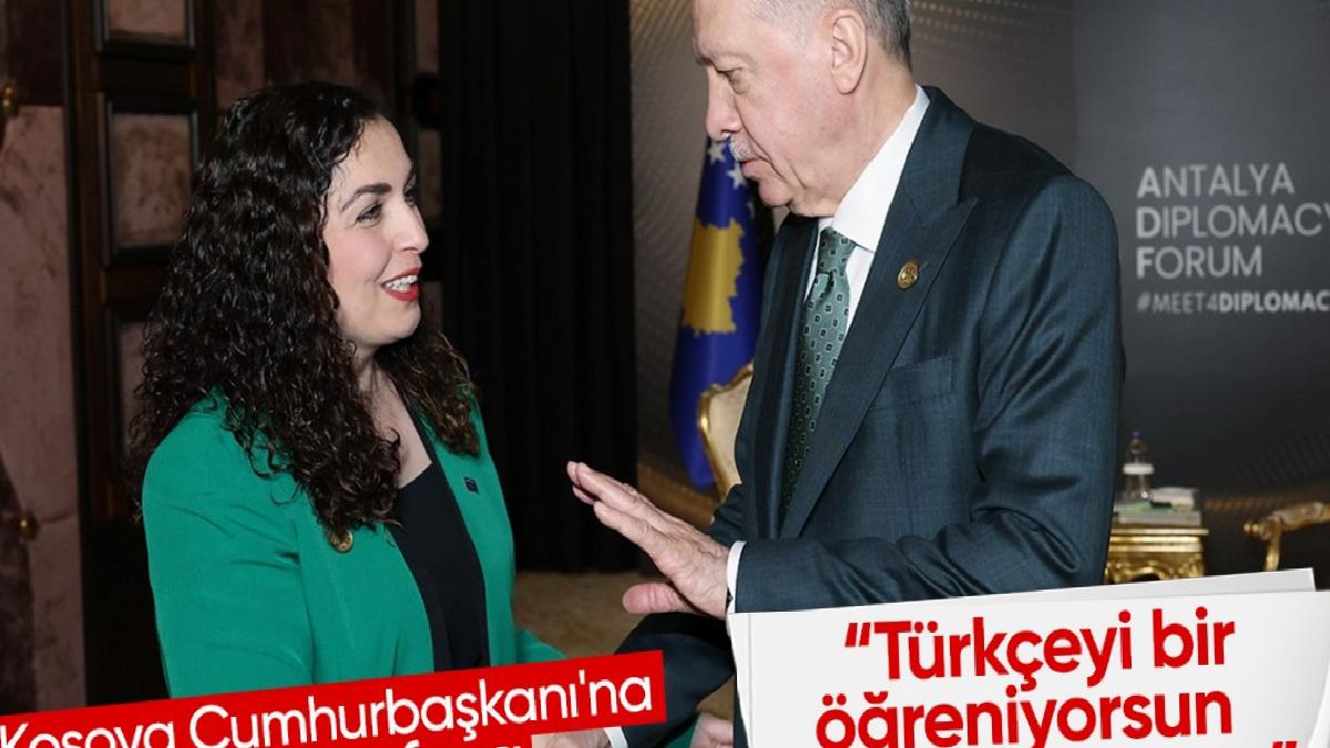 Cumhurbaşkanı Erdoğan, Kosovalı mevkidaşı Osmani ile görüştü