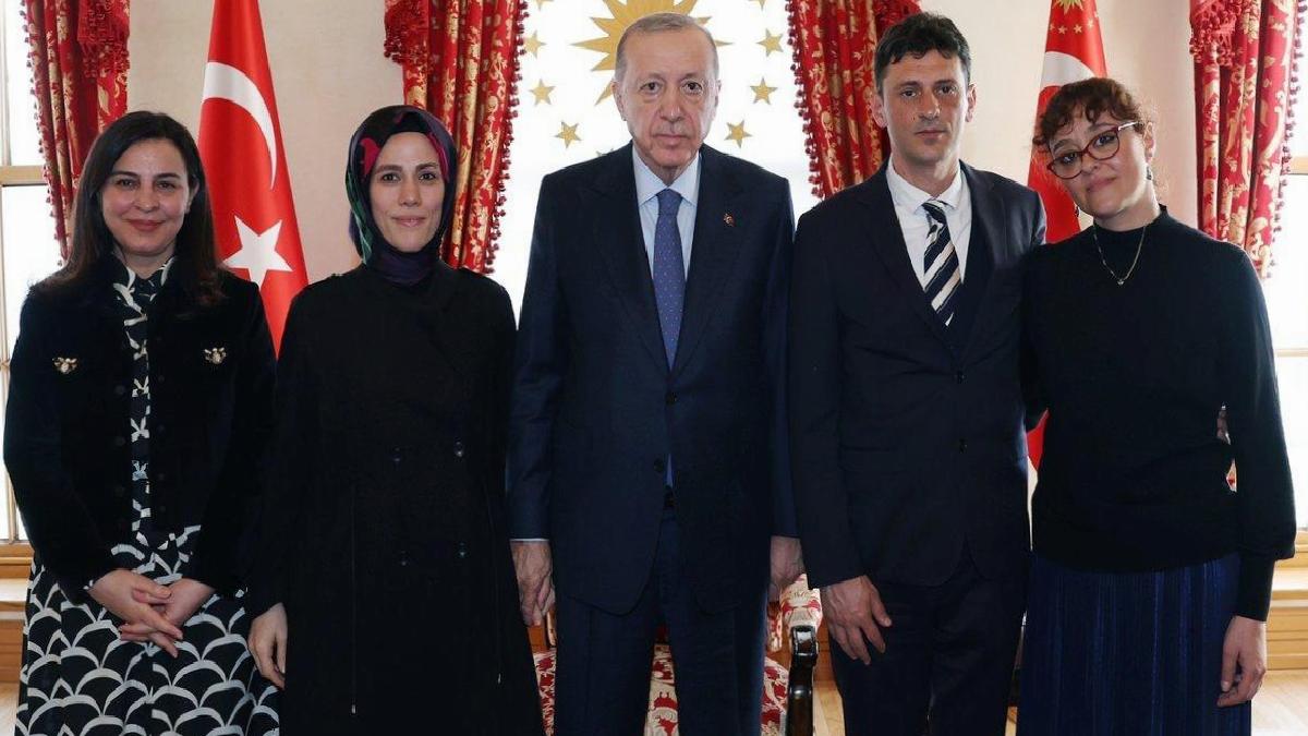 Cumhurbaşkanı Erdoğan, Mattia Ahmet Minguzzi’nin ailesiyle bir araya geldi
