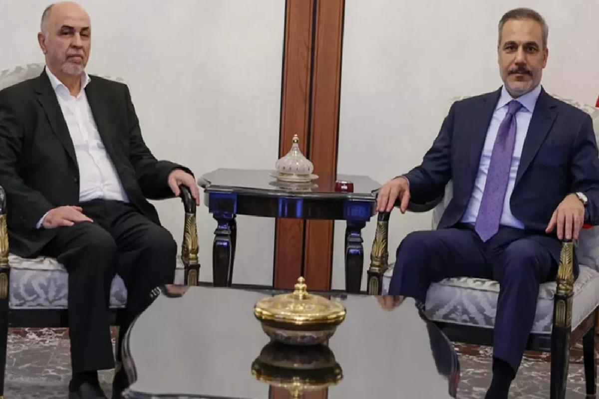 Dışişleri Bakanı Fidan, Hamas heyetiyle görüştü