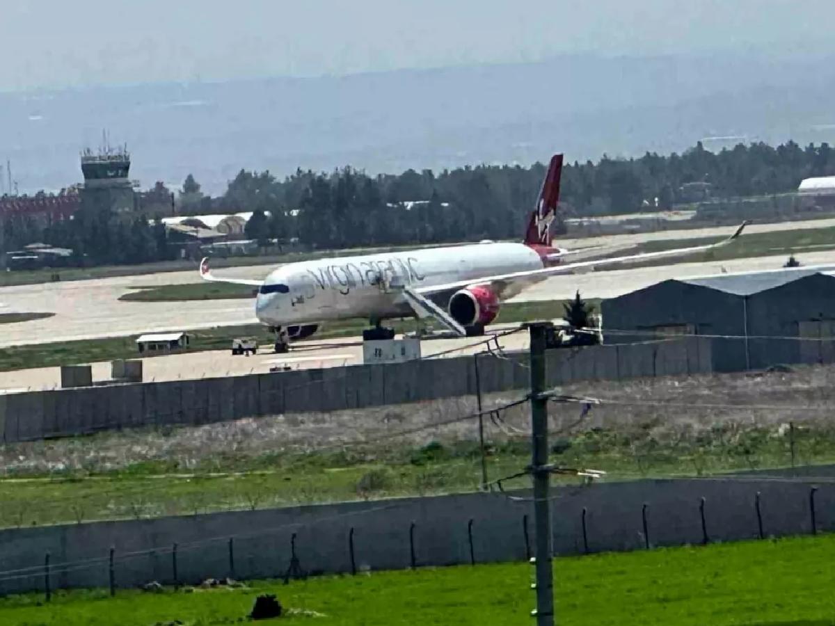 Diyarbakır’da Acil İniş Yapan Uçak Havalandı