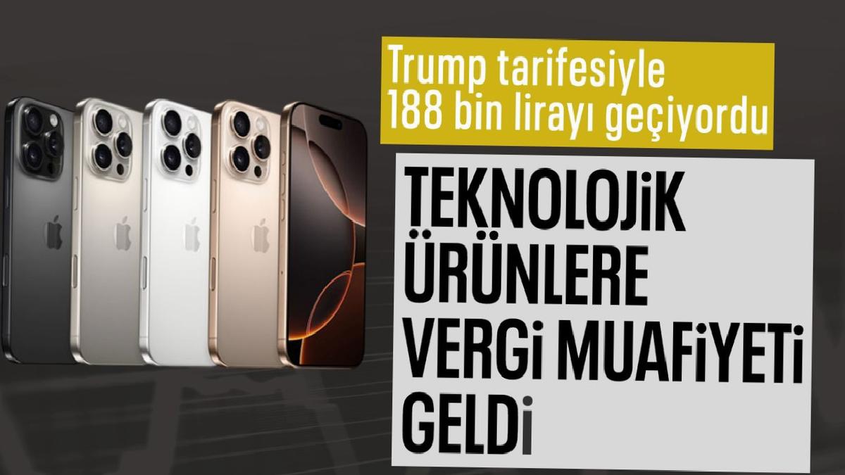 Donald Trump’tan cep telefonu ve bilgisayarlara yönelik vergi kararı