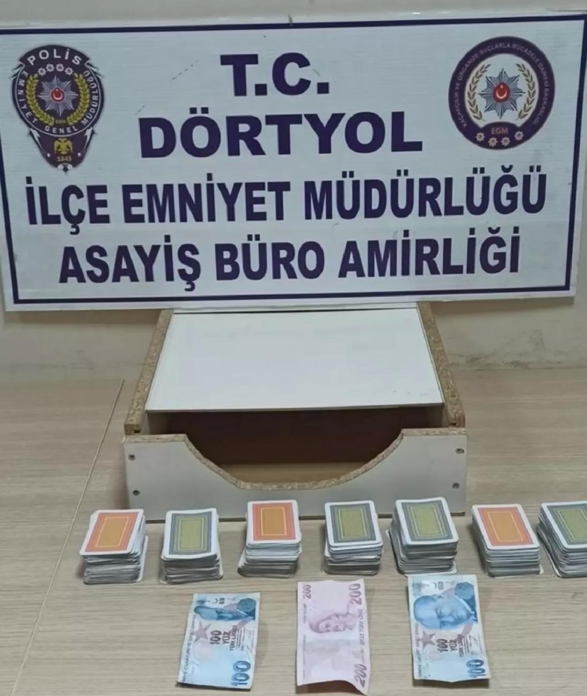 Dörtyol’da Kumar Operasyonu: 5 Kişiye Ceza