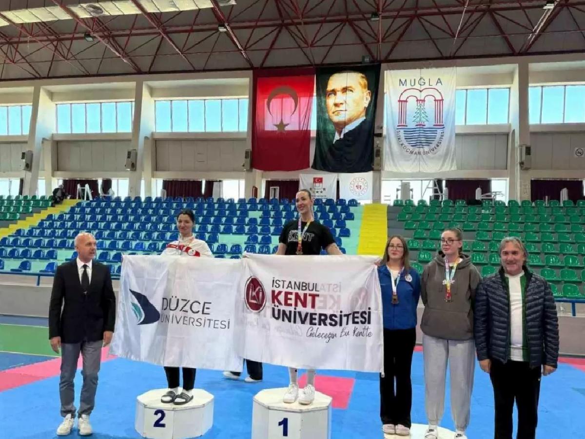 Düzce Üniversitesi Tekvando Şampiyonası’nda Başarılar Elde Etti