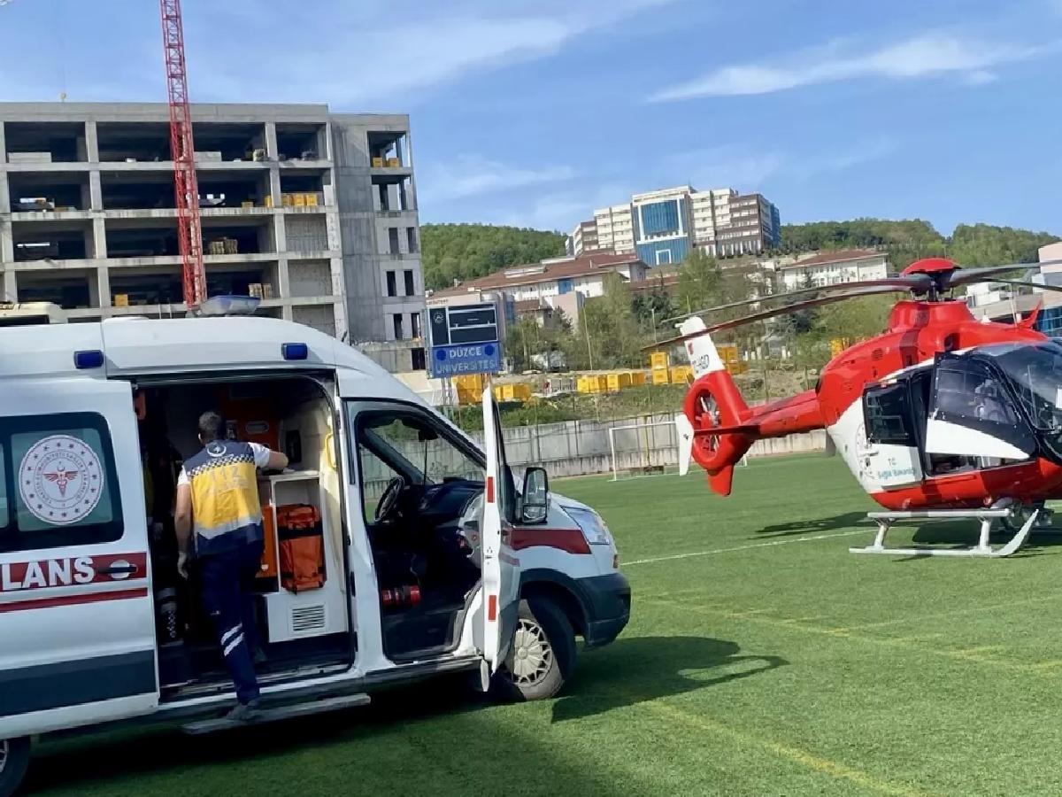 Düzce’de Kalp Rahatsızlığı Olan Bebek İstanbul’a Sevk Edildi
