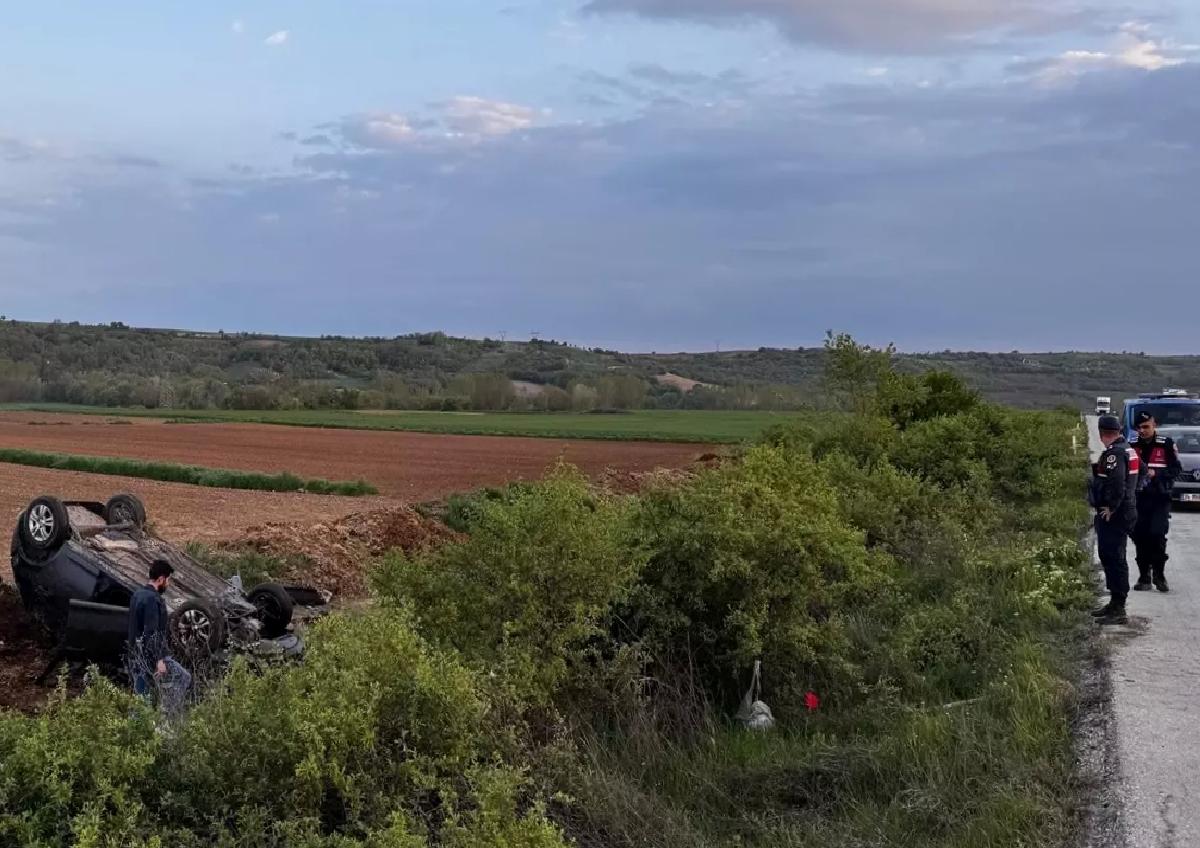 Edirne’de Araç Devrildi: Sürücü Ağır Yaralı