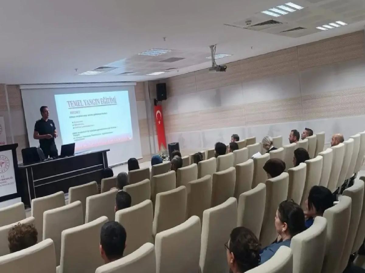 Edirne’de Hastane Personeline Yangın Eğitimi