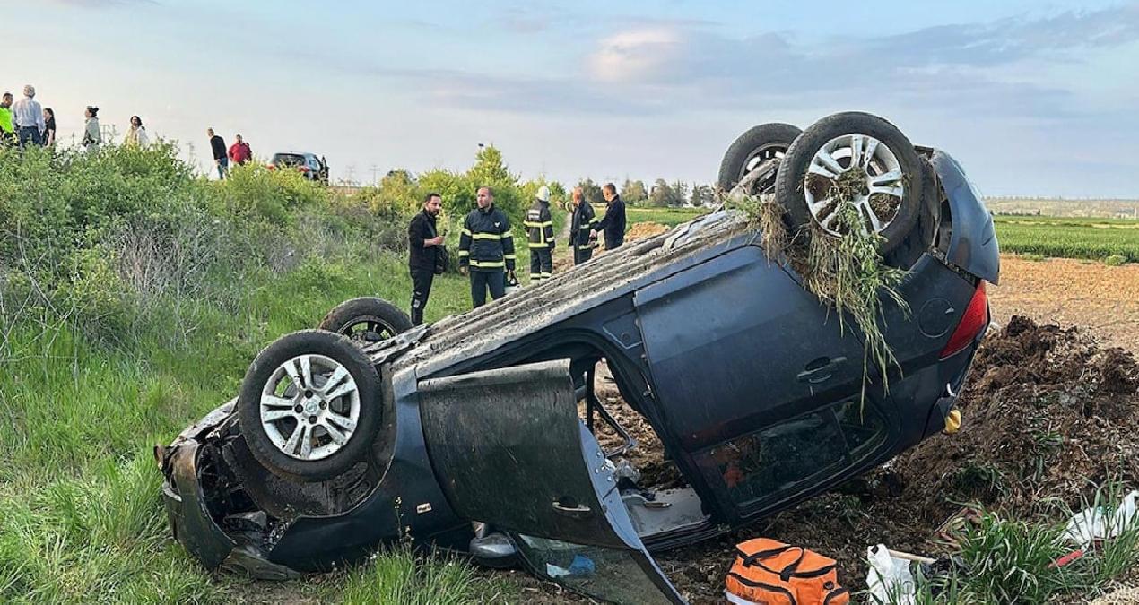Edirne’de otomobil tarlaya uçtu: 1 ağır yaralı