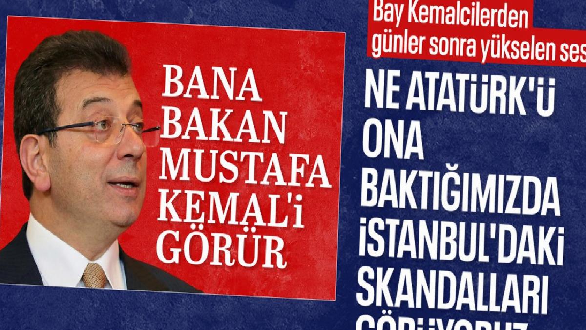 Ekrem İmamoğlu’nun kendini Atatürk’e benzetmesine parti içinden sert tepki