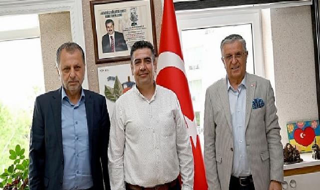 Emekli olan personelden veda ziyareti