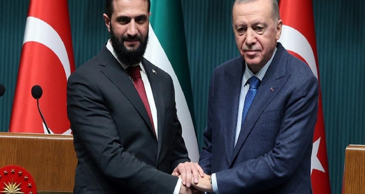 Erdoğan, Şaraa ile bir araya geldi