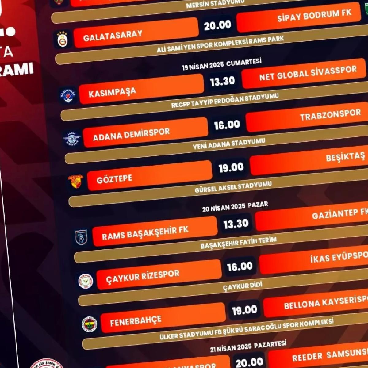 Fenerbahçe-Beşiktaş derbisi 4 Mayıs’ta