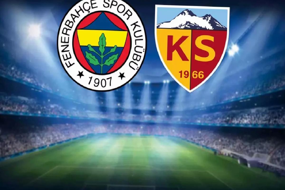 Fenerbahçe-Kayserispor maçının ilk 11’leri belli oldu