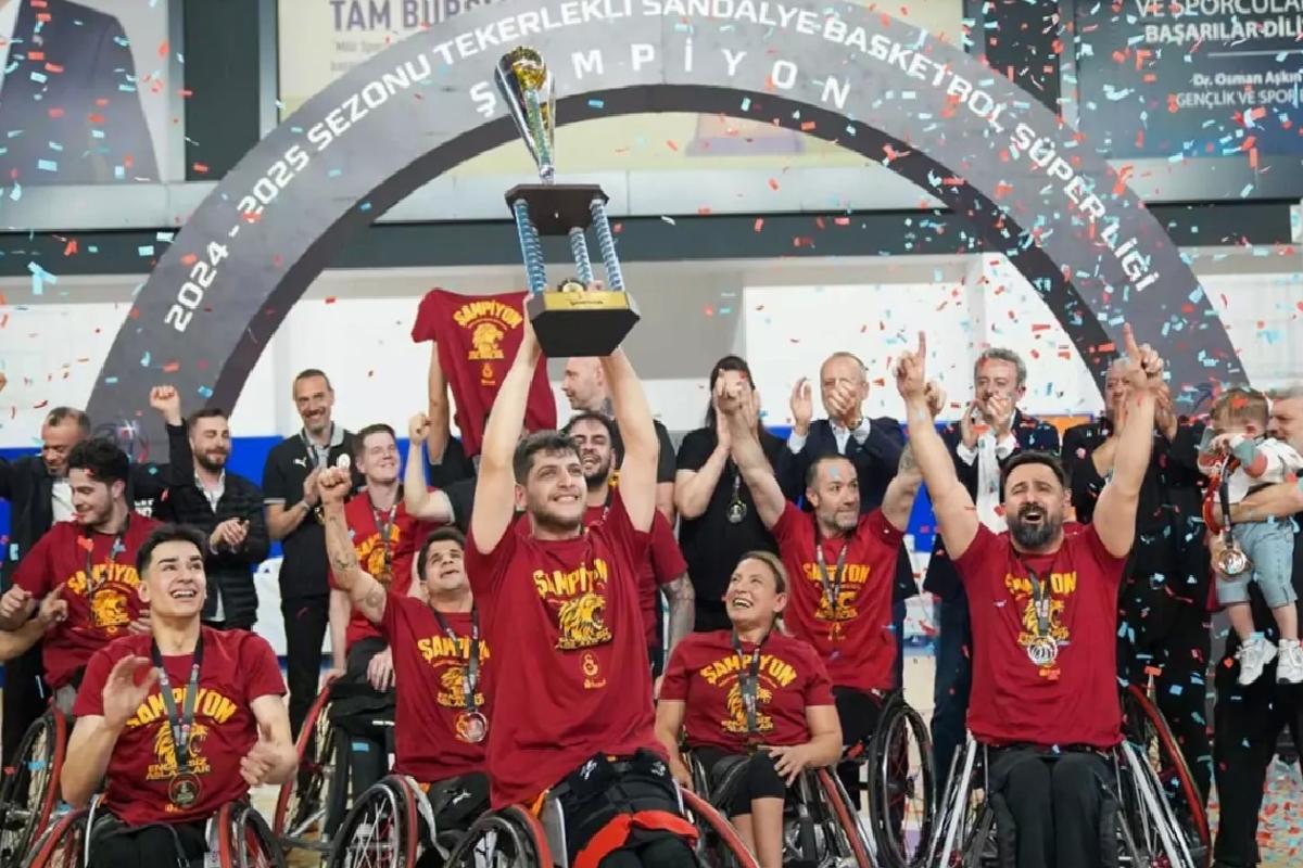 Fenerbahçe’yi devirdiler! Galatasaray, Tekerlekli Sandalye Basketbol Süper Ligi’nde şampiyon oldu