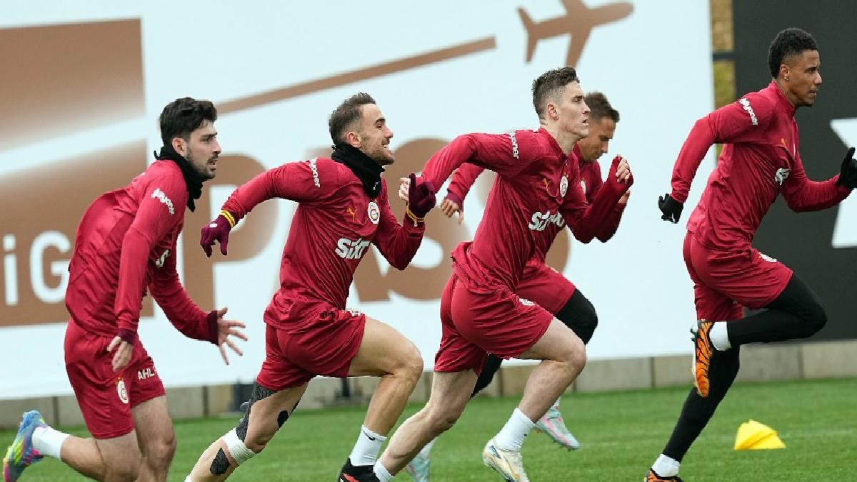 Galatasaray, Samsunspor maçı hazırlıklarını sürdürdü