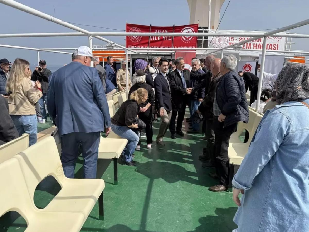 Gazilere ve Yaşlılara Tekne Turu