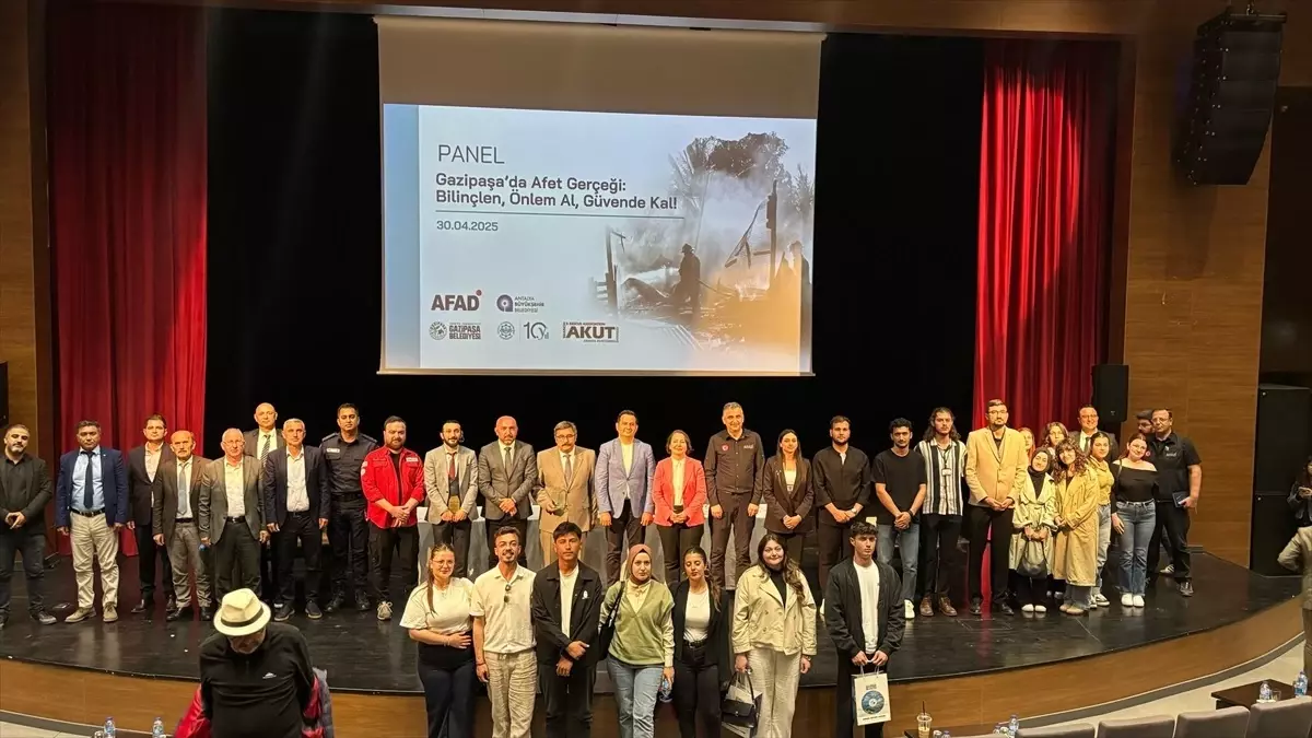 Gazipaşa’da Afet Farkındalığı Paneli
