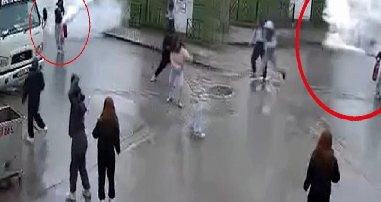 Genç kız camiden çaldığı tüple ortalığı birbirine kattı