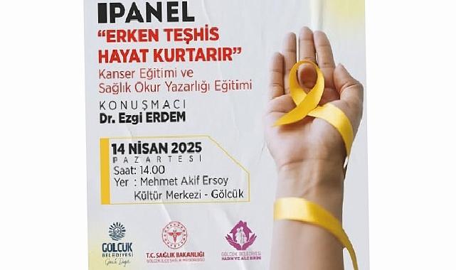 Gölcük Belediyesi’nden kanser ve sağlık okuryazarlığı eğitimi