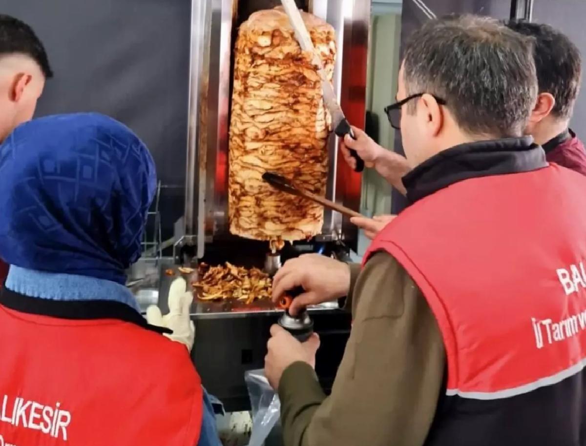 Gönen’de Döner İşletmelerine Gıda Denetimi