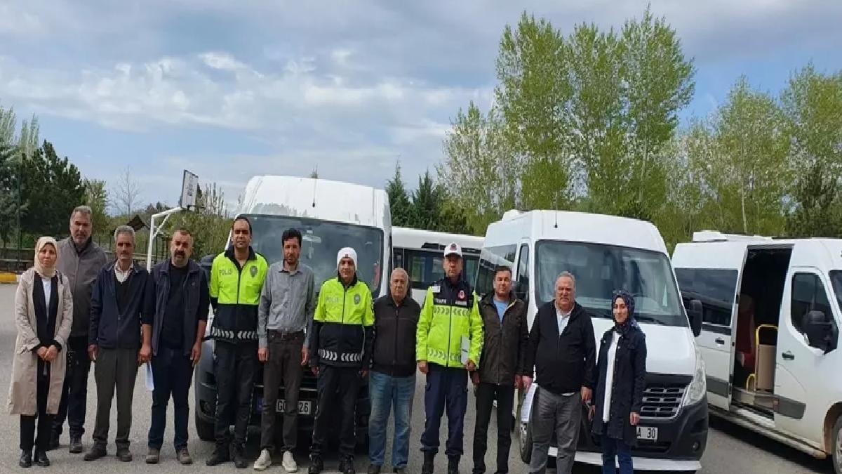Hüyük’te Servis Araçları Denetlendi